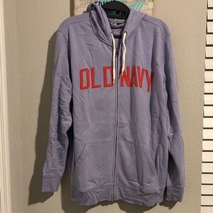 Old Navy Purple Zip-Up Hoodie
